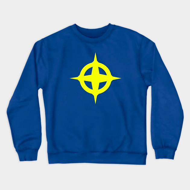 Quasar Hero Insignia Crewneck Sweatshirt by MonkeyKing